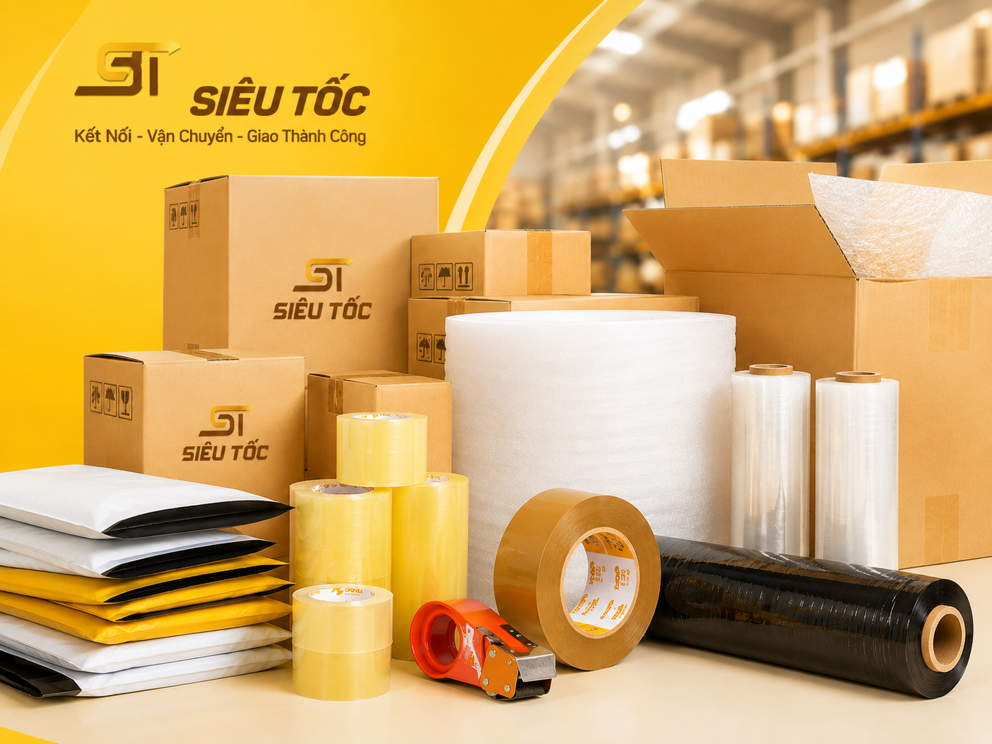 Nguyên vật liệu đóng gói Siêu Tốc